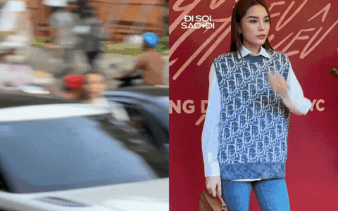 Kỳ Duyên tự lái xe đến sự kiện, xuất hiện lẻ bóng hậu 'đường ai nấy đi' với Minh Triệu
