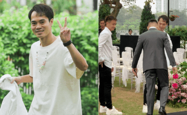 Văn Toàn bảnh bao làm phù rể cho đám cưới Quang Hải và Chu Thanh Huyền, trả lời bất ngờ về dự định cưới vợ