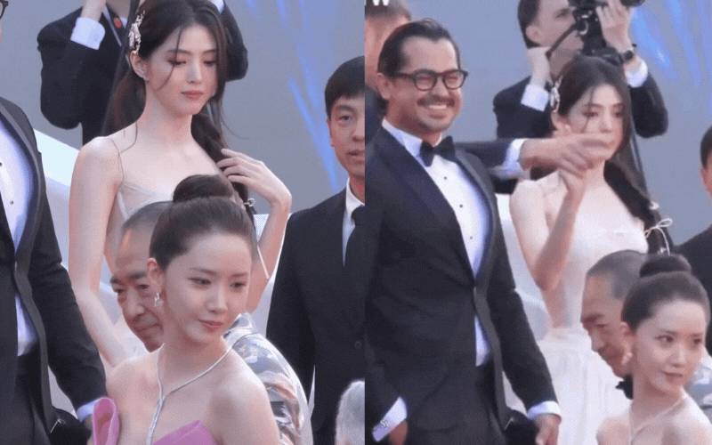 Khoảnh khắc YoonA - Han So Hee chung khung hình tại Cannes: Người được khen chuẩn nữ thần, người bị mỉa mai vì ồn ào đời tư