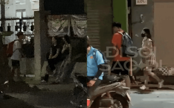 Độc quyền: Tóm dính dàn sao bóng đá được hội gái xinh đứng đợi bên đường, không ngại tình tứ khoác vai nhau