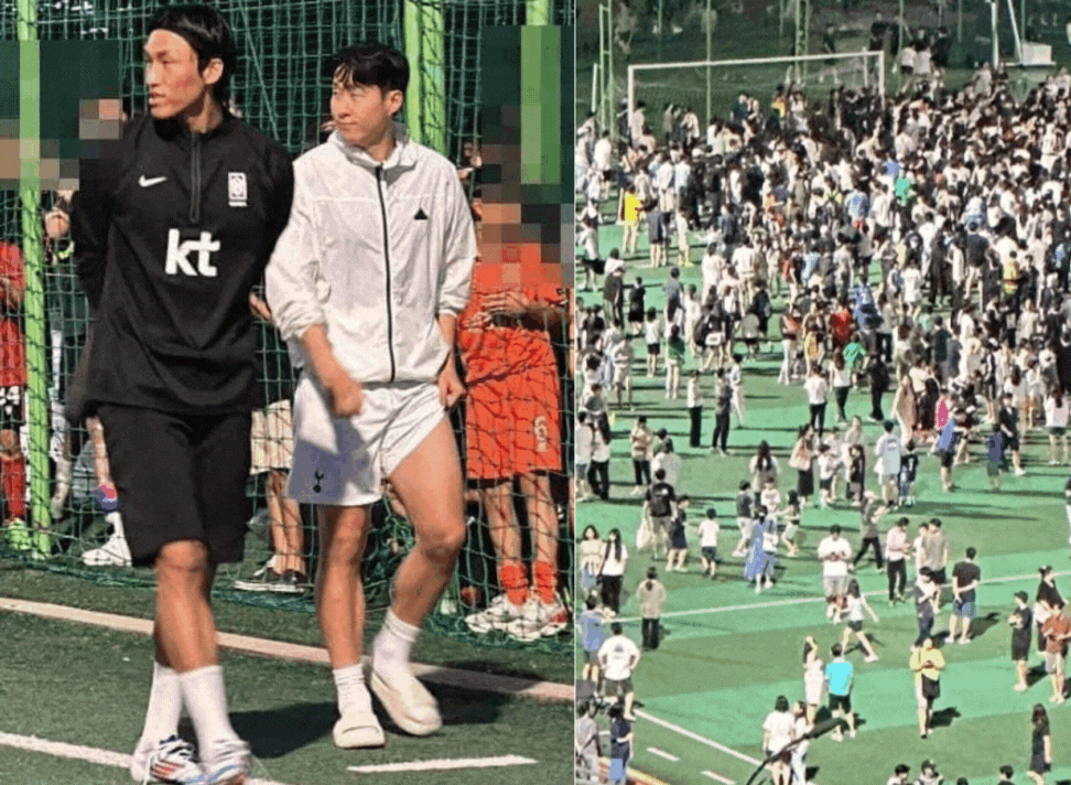 Son Heung-min nổi hứng về quê chơi bóng khiến hàng nghìn người tụ tập gây hỗn loạn đến mức cảnh sát phải can thiệp