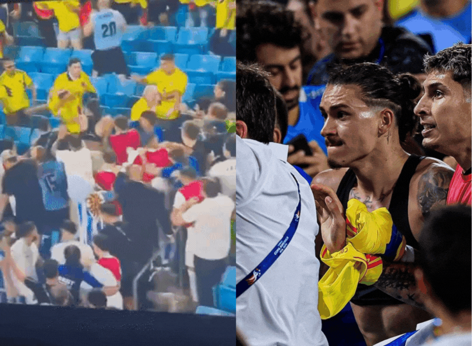 Hỗn loạn ở Copa America: Sao tuyển Uruguay đấm nhau tay đôi với CĐV sau khi lỡ hẹn đấu Messi