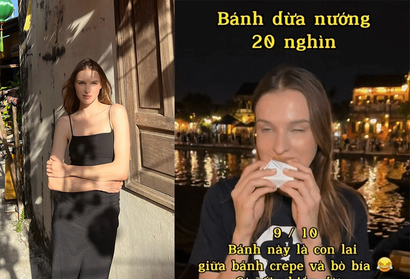 Cô gái Tây 'biết quá nhiều' về Việt Nam: Cầm 100k 'ăn sập' Hội An, còn đứng mặc cả để mua bánh cho rẻ