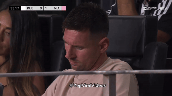 Khoảnh khắc vợ Messi liếc mắt kiểm tra chồng, cánh mày râu hài hước: Hóa ra cũng giống tôi 