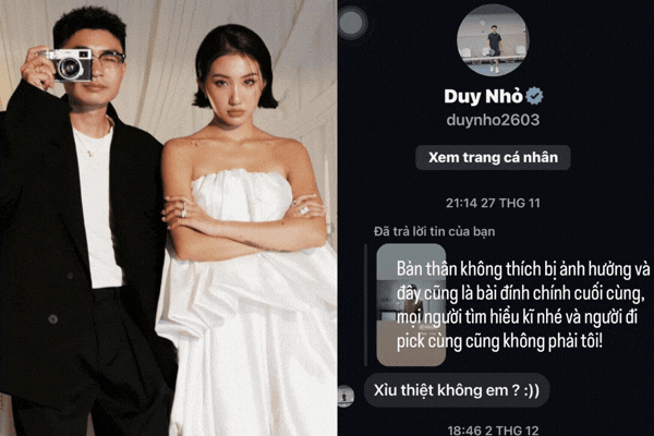 Lộ tin nhắn tán gái của thiếu gia Duy Nhỏ giữa nghi vấn toang với vợ 