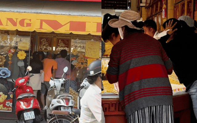 Cảnh tượng ở Mi Hồng TP.HCM sáng Thứ 2: Lao đi bán vàng rồi mới đến công ty check-in, vì sợ lỗ nặng hơn tiền phạt đi muộn
