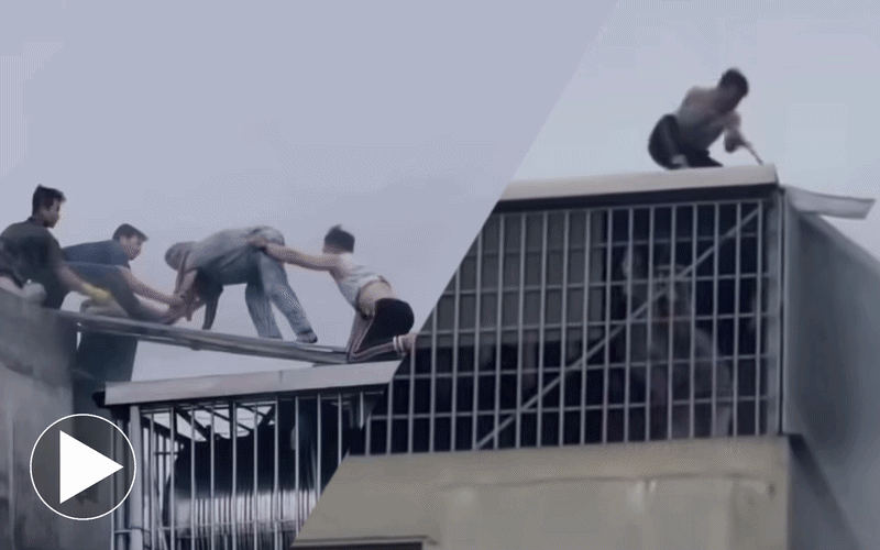 Vụ 2 người hùng phá mái tôn cứu người: Nhân chứng kể thời điểm nghẹt thở đầy nguy hiểm