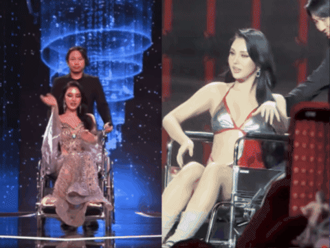 Độc lạ Miss Grand Thailand: Thí sinh diện bikini, ngồi xe lăn tạo dáng hết mình, thần thái đúng 'đỉnh chóp'