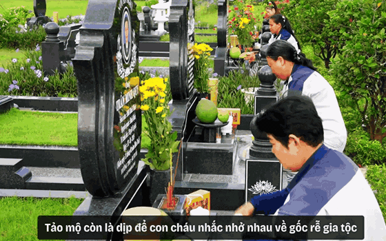 Tết Thanh minh 2026: Tảo mộ trọn gói trở thành xu hướng mới trong nhịp sống bận rộn