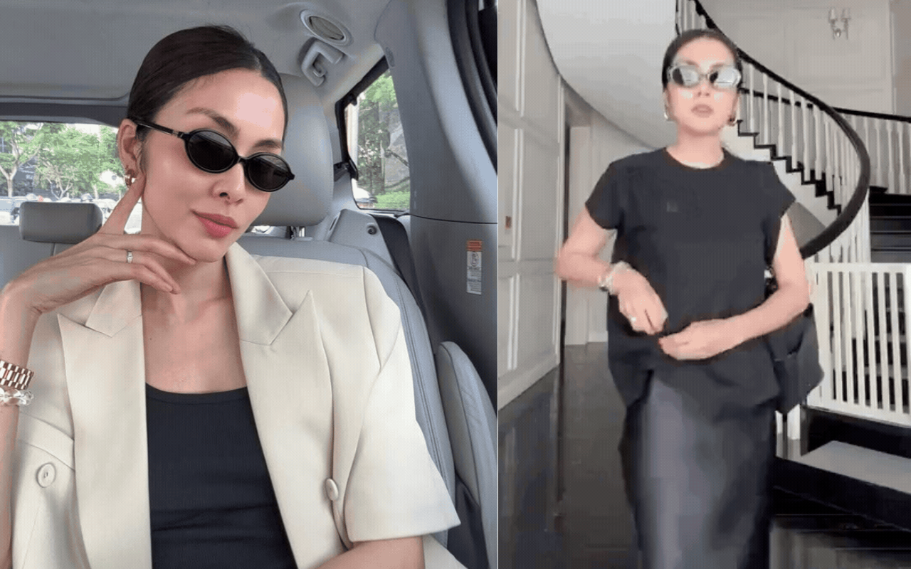 Hà Tăng càng cố mặc đơn giản càng 'phát sáng' trong đám đông