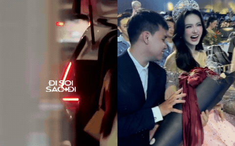 'Tóm dính' Ý Nhi và bạn trai sau đêm Chung kết, có một hành động chưa Hoa hậu nào dám làm!