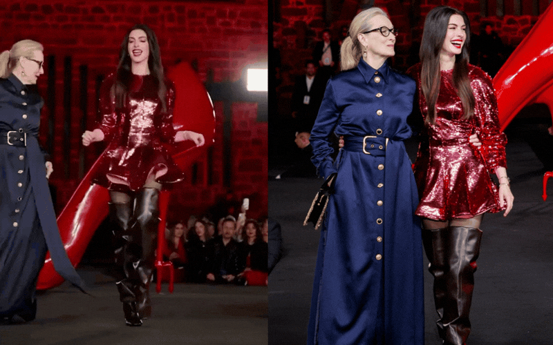 Đôi boots kéo Anne Hathaway xuống đáy visual