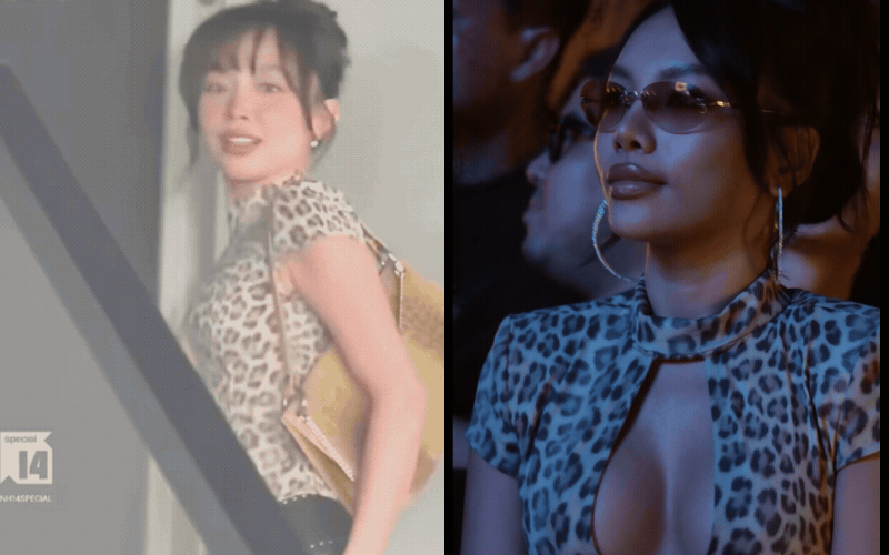 Chị Đẹp Tóc Tiên diện áo siêu chiến, ai ngờ “đụng hàng” một Em Xinh ngay trong sự kiện