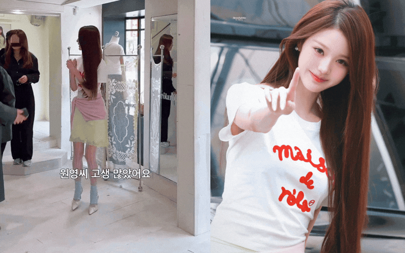 Vẻ đẹp không thật qua cam thường của Jang Wonyoung: Đây mà là chân người ư?