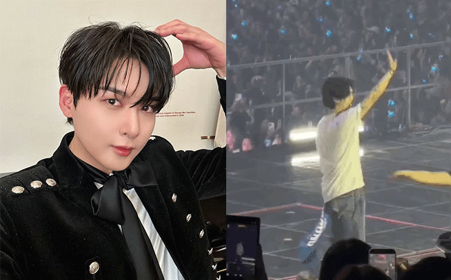 Nam thần Super Junior vội vã bỏ chạy, mặc fan chấn thương nặng trong concert?