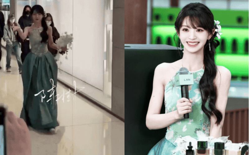 Điền Hi Vi không còn cố khoe vòng 1, chọn mặc đồ local brand Việt sau sự cố cắt sóng