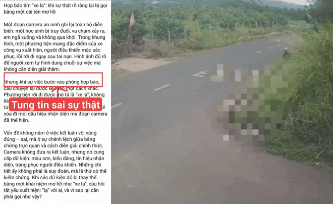 Thông tin mới nhất vụ nam sinh lớp 12 lao xe xuống mương tử vong tại Đắk Lắk: Đình chỉ thiếu tá CSGT