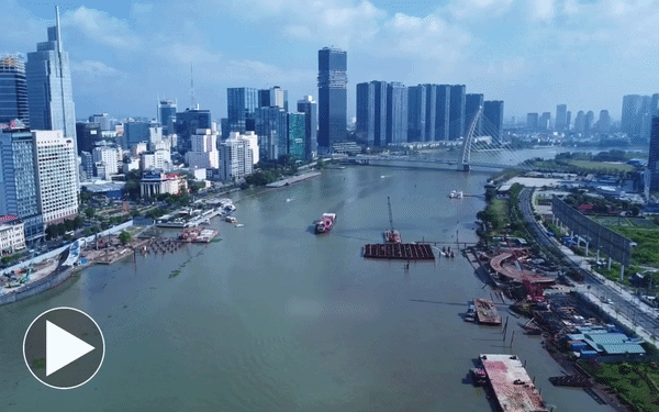 Khung cảnh 'khó tin' ở công trình 1.000 tỷ với kết cấu lần đầu tiên xuất hiện tại Việt Nam