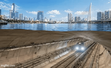 Dấu mốc đặc biệt ở tuyến metro ngầm dài 6km, đi xuyên dưới lòng con sông biểu tượng sẽ diễn ra hôm nay