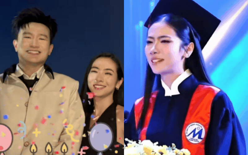 Mỹ nhân Việt cất giọng chấn động lễ tốt nghiệp, khiến cả MXH chế “meme” thì ra có quan hệ với Dược sĩ Tiến