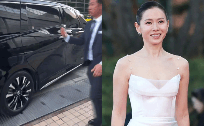 Lan truyền clip người phụ nữ la hét về phía Son Ye Jin ở Baeksang để đòi lại mòn đồ để quên 