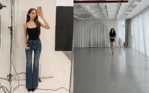 Hot girl Đảo Thiên Đường mới học catwalk 5 ngày, netizen đã đòi đăng kí thi Hoa hậu