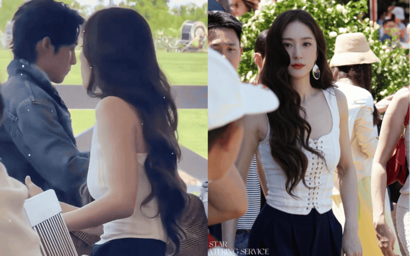 Đối thủ của Kim Ji Won ngồi uống nước cũng sang, 17 năm khí chất người giàu chưa bao giờ giảm
