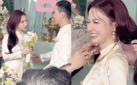 Xuân Nghi và chồng Việt kiều tổ chức lễ cưới sáng nay: Cô dâu cười tươi rói nhận sính lễ vàng! 