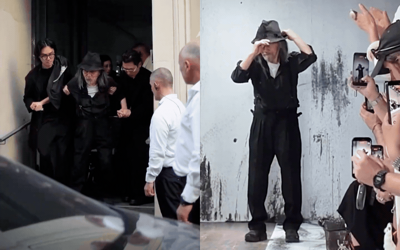 Ông cụ tóc bạc bước đi chậm rãi viral nhất Paris: Bậc thầy của Rick Owens, khiến cả thế giới nhìn màu đen theo một cách khác
