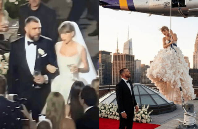Chỉ có 4 từ để nói về siêu đám cưới của Taylor Swift và chồng cầu thủ: 'Tràn ngập ảnh chế'