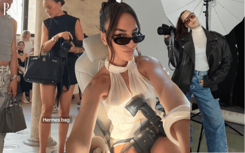 Nữ nhiếp ảnh gia khiến 1,4 triệu người thích thú khi vừa xách Birkin vừa tác nghiệp, đi chụp show mà mặc đẹp như khách mời