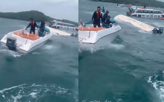 Hiện trường vụ lật ca nô chở hơn 30 khách du lịch ở Phú Quốc, nhiều người thương vong