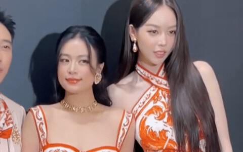 Hoàng Thuỳ Linh thu hút mọi ánh nhìn khi đứng cạnh Thanh Thuỷ