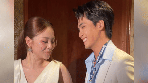 Tam Triều Dâng và Võ Điền Gia Huy cười không ngớt khi hội ngộ tại sự kiện, đẹp đôi thế này bảo sao ai cũng đẩy thuyền