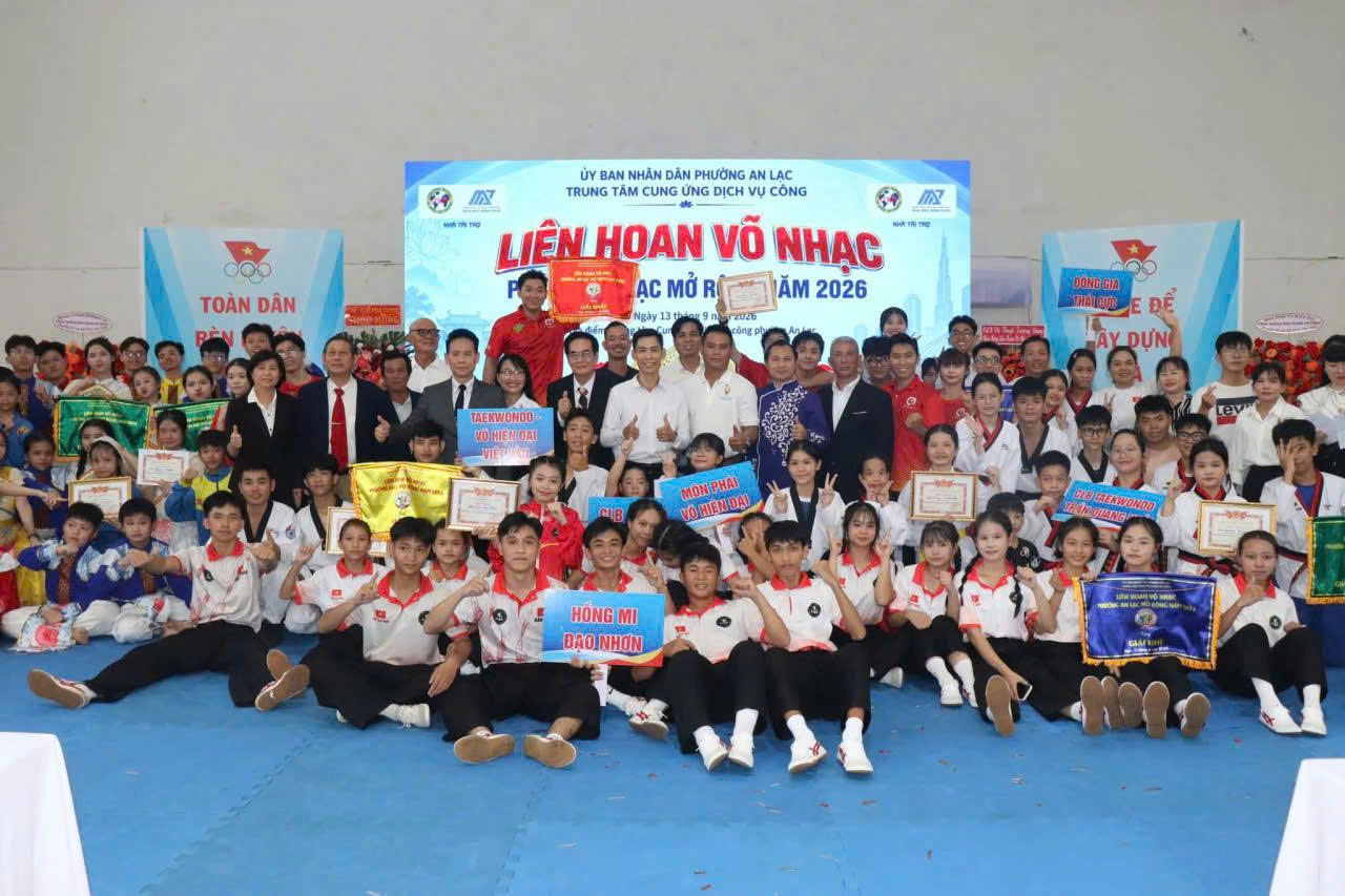 Hội tụ tinh hoa võ thuật tại Liên hoan võ nhạc phường An Lạc mở rộng