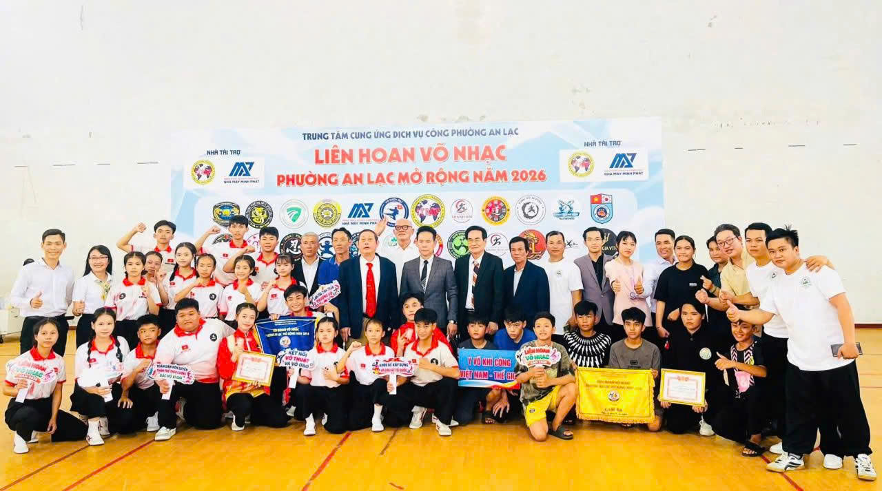 Hội tụ tinh hoa võ thuật tại Liên hoan võ nhạc phường An Lạc mở rộng