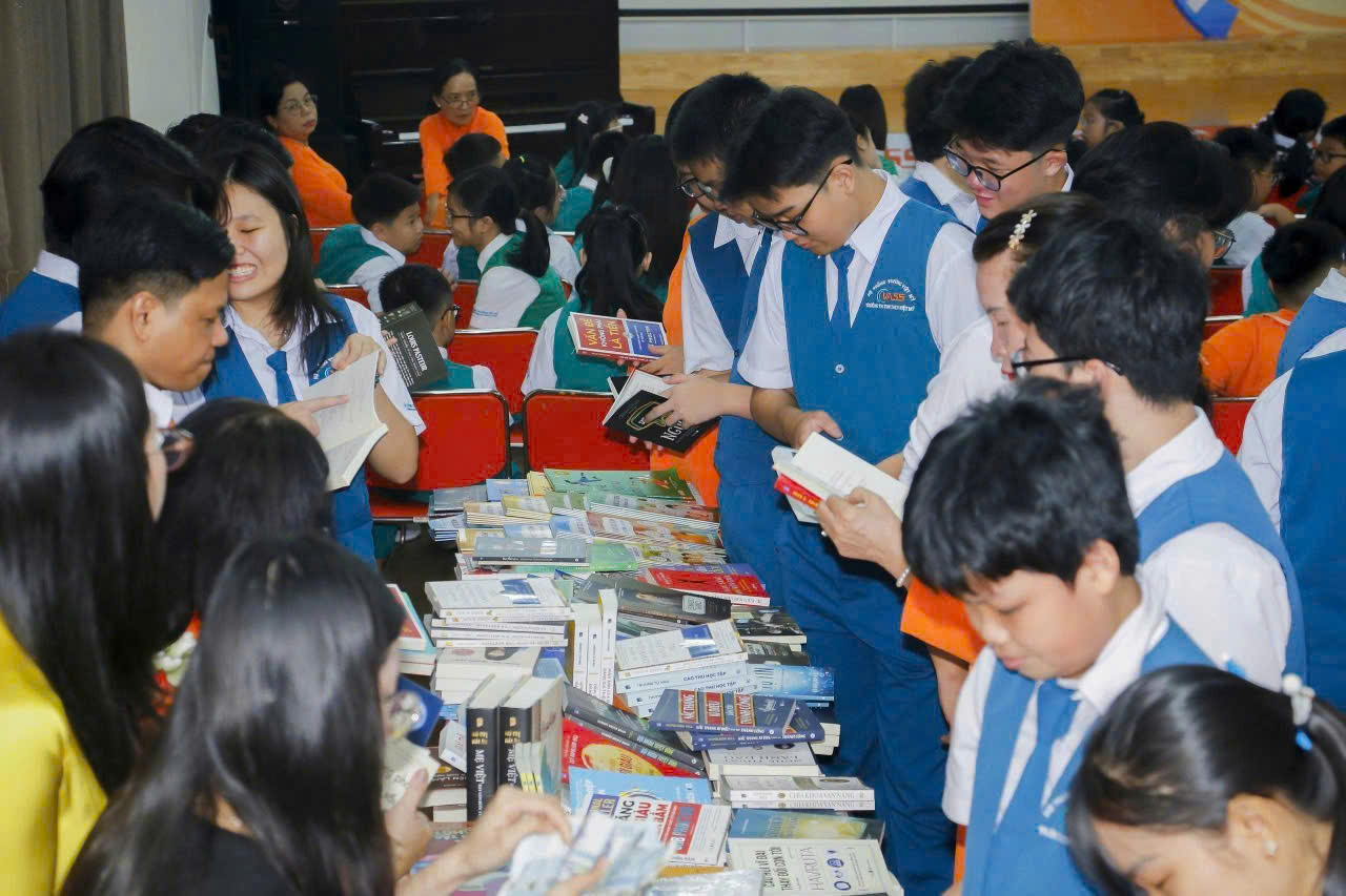 Ngày hội Đọc sách VASS 2026 góp phần lan tỏa văn hóa đọc trong học sinh.