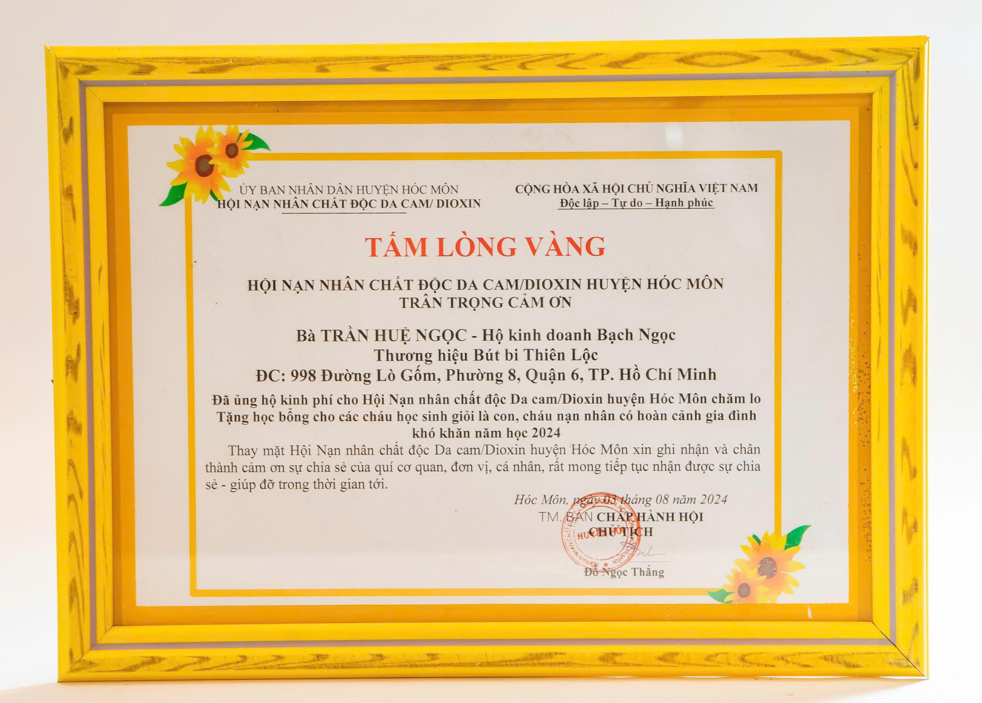 Doanh nhân Trần Huệ Ngọc: Viết giá trị bằng những điều tử tế