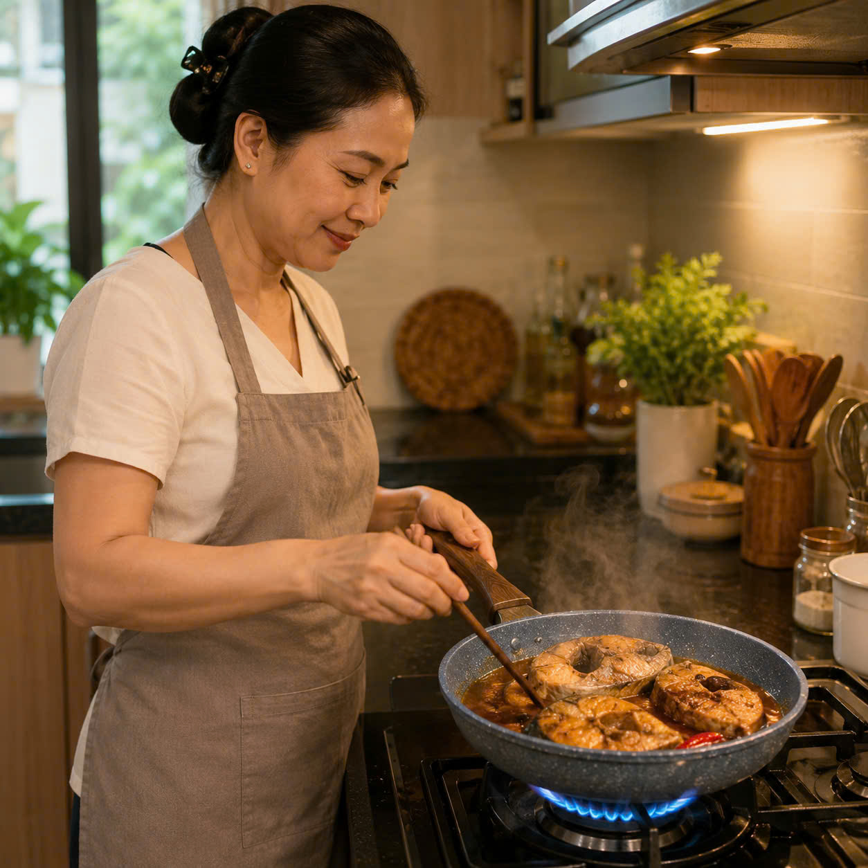 Thức ăn đã bảo quản lạnh cần được hâm nóng kỹ trước khi dùng lại