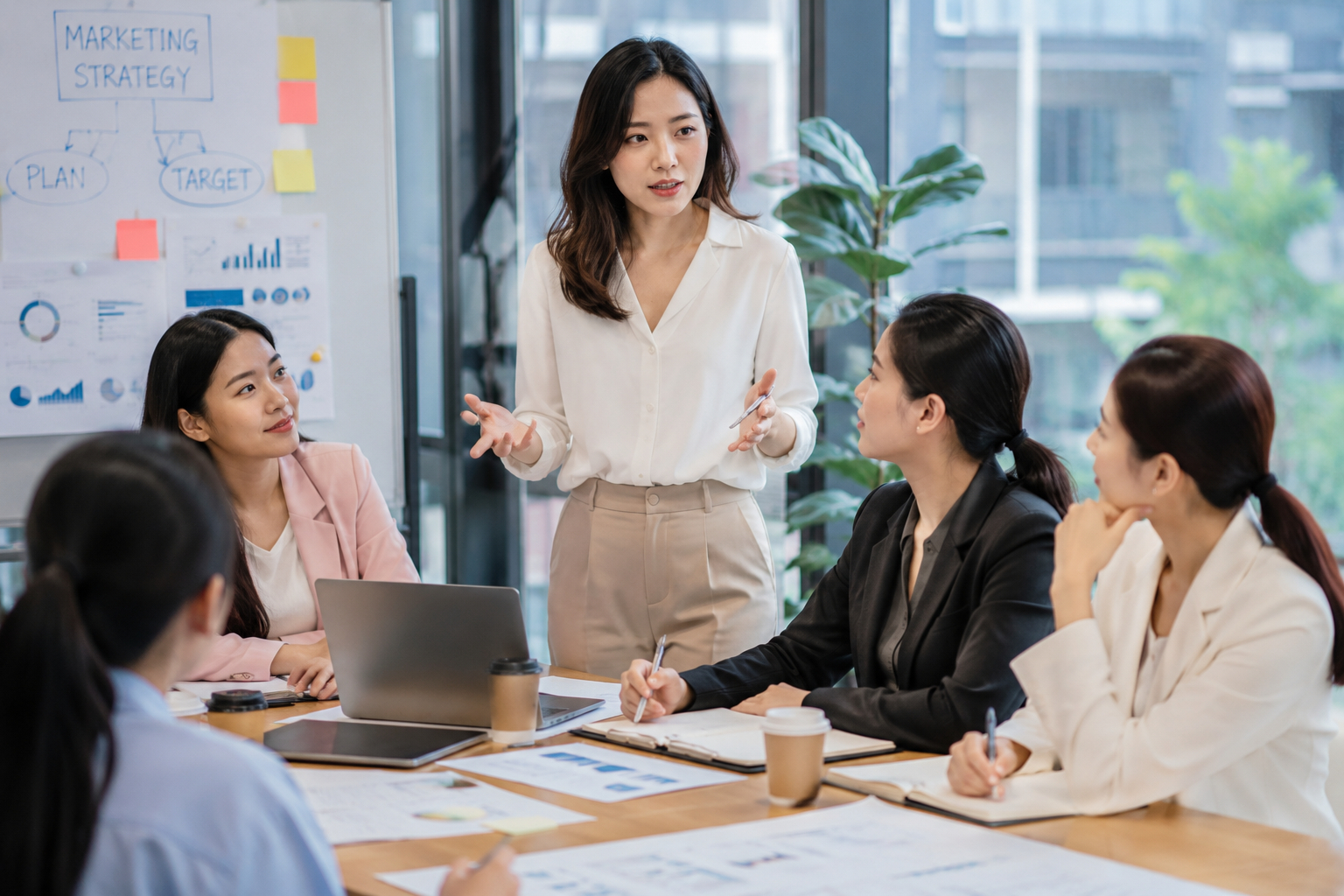 Giao tiếp rõ ràng, tôn trọng giúp phụ nữ bảo vệ quan điểm mà không biến khác biệt thành mâu thuẫn. (Ảnh minh họa do AI tạo)