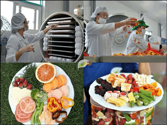 Sản phẩm rau, củ, quả sấy tại HTX Vườn Nhà Đà Lạt.