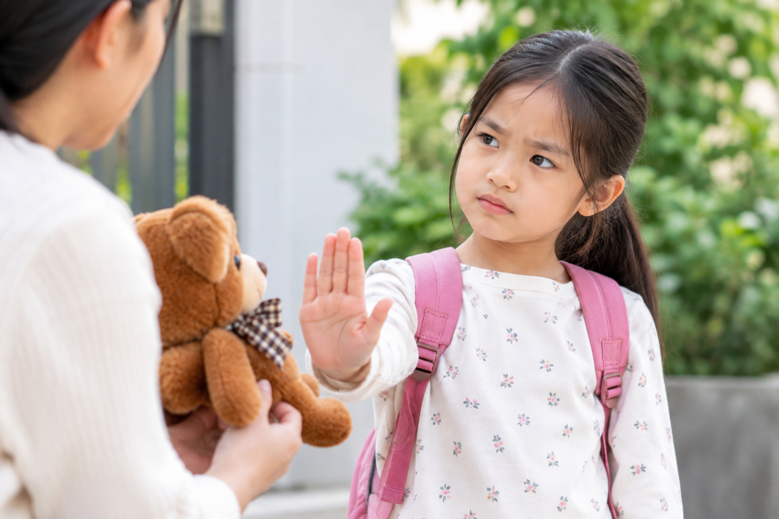 Biết từ chối và thể hiện ranh giới cá nhân là kỹ năng cần được hình thành từ những tình huống gần gũi trong đời sống của trẻ. Ảnh: minh họa