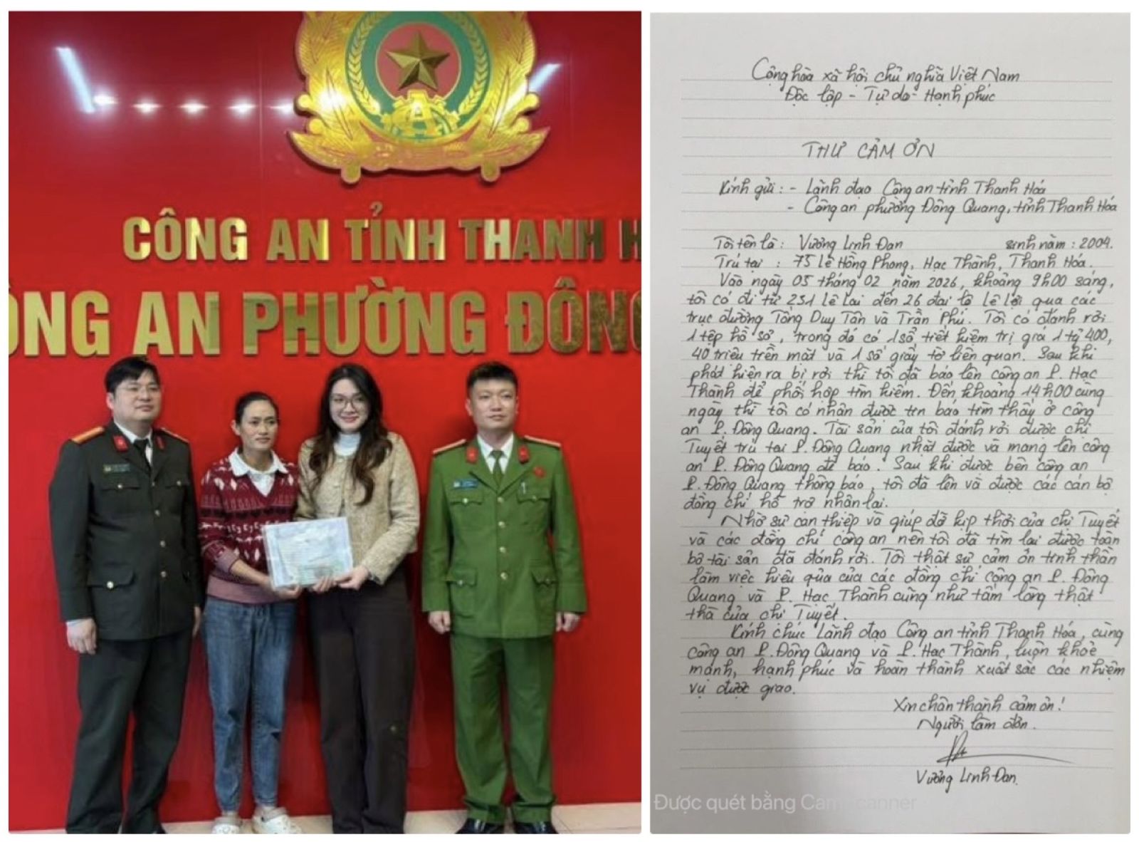 Ảnh: Công an tỉnh Thanh Hóa