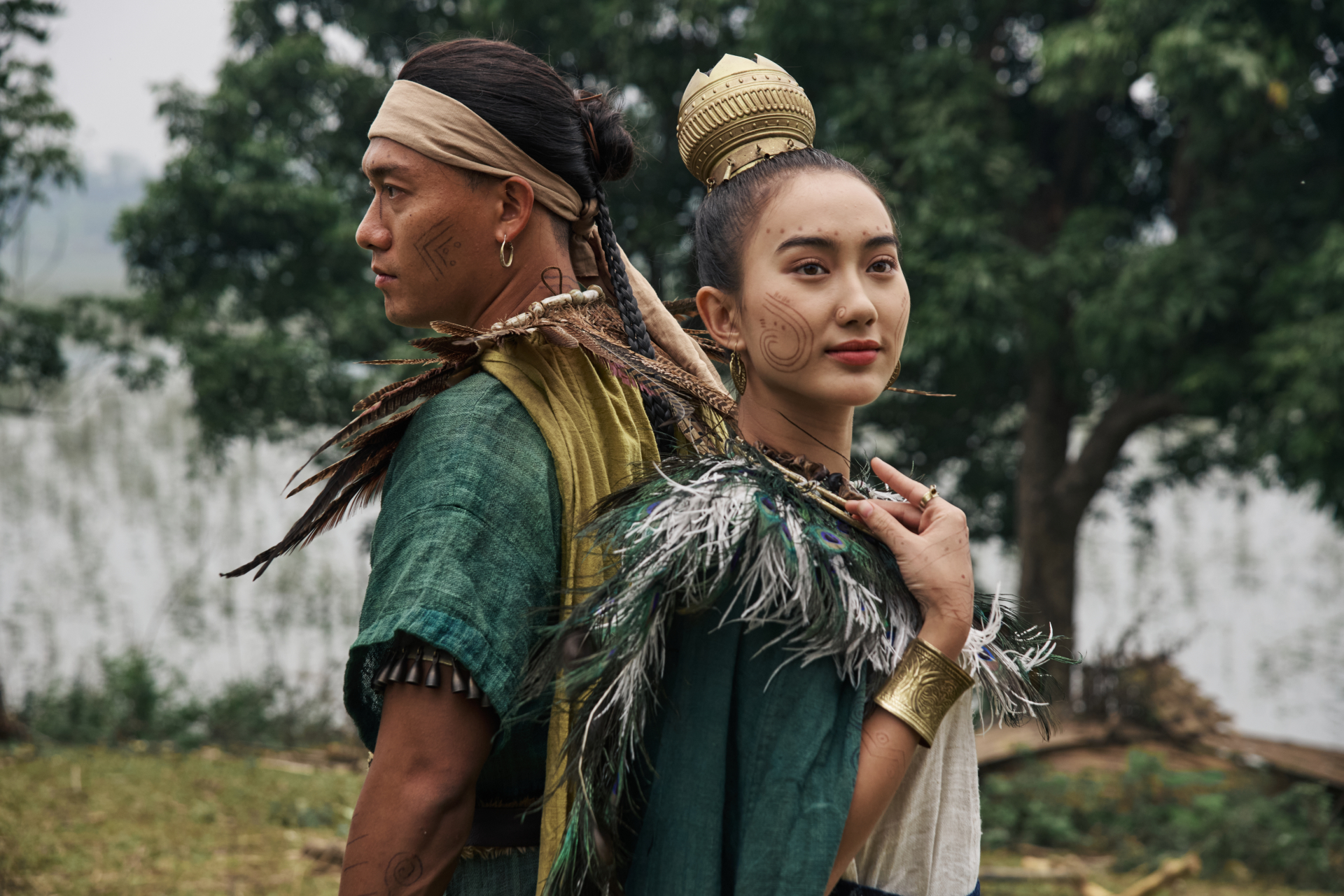 Hai vai chính Chử Đồng Tử và Tiên Dung do Nguyễn Xuân Phúc và Lê Trần Thanh Tâm đảm nhận