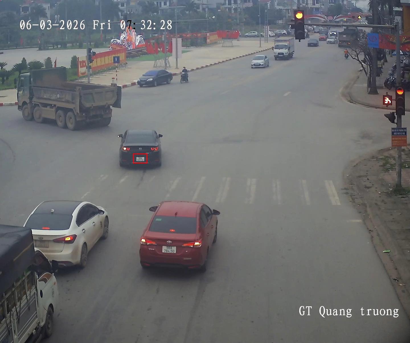 Ô tô vượt đèn đỏ. Ảnh: Phòng CSGT Công an tỉnh Bắc Ninh