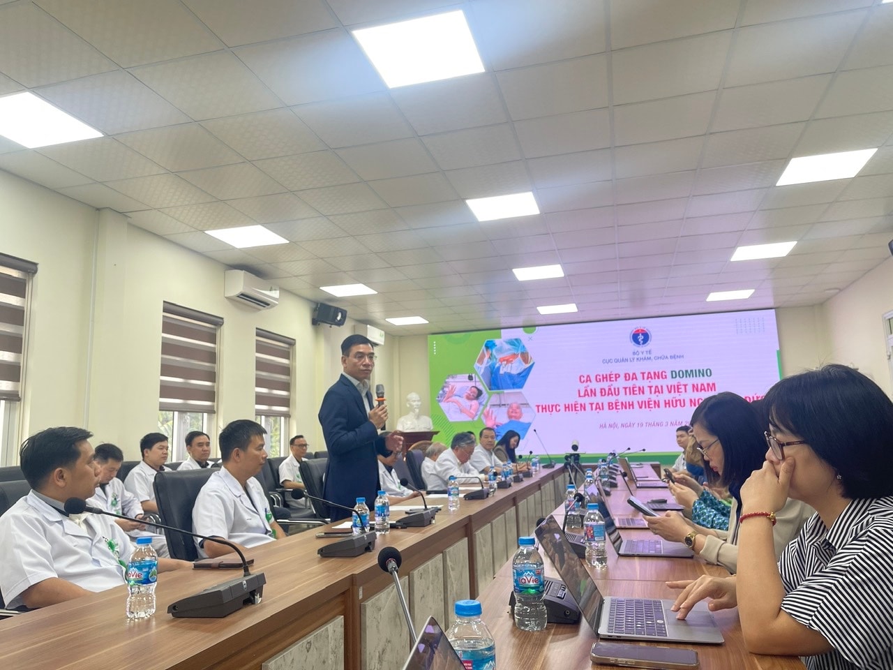 Cục Quản lý khám, chữa bệnh cung cấp thông tin về ca ghép đa tạng Domino lần đầu tiên tại Việt Nam