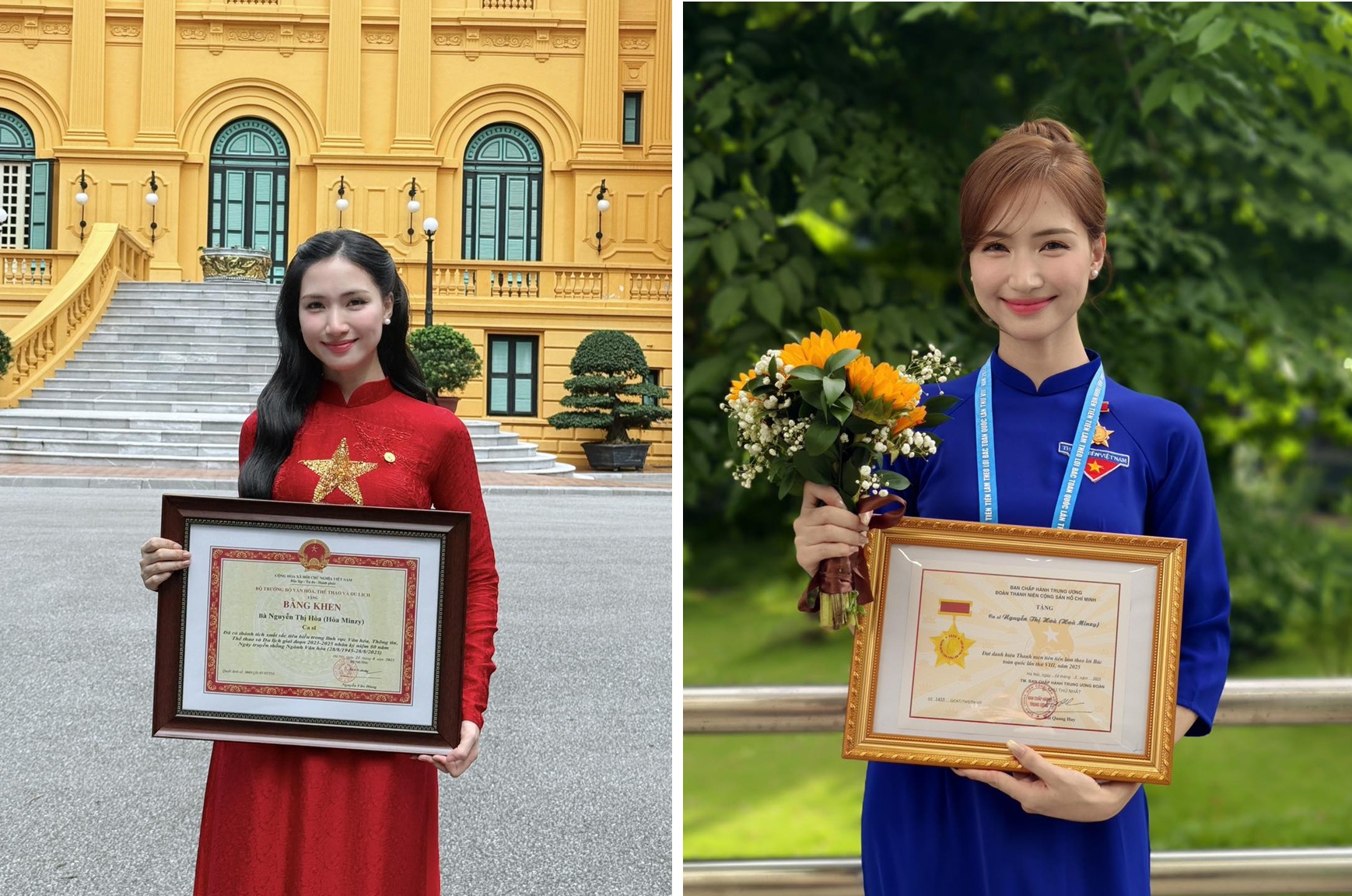 Nữ ca sỹ nhận được 'cơn mưa' bằng khen trong năm 2025