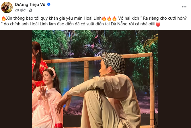 Em ruột thông báo tình hình mới nhất của nghệ sĩ Hoài Linh