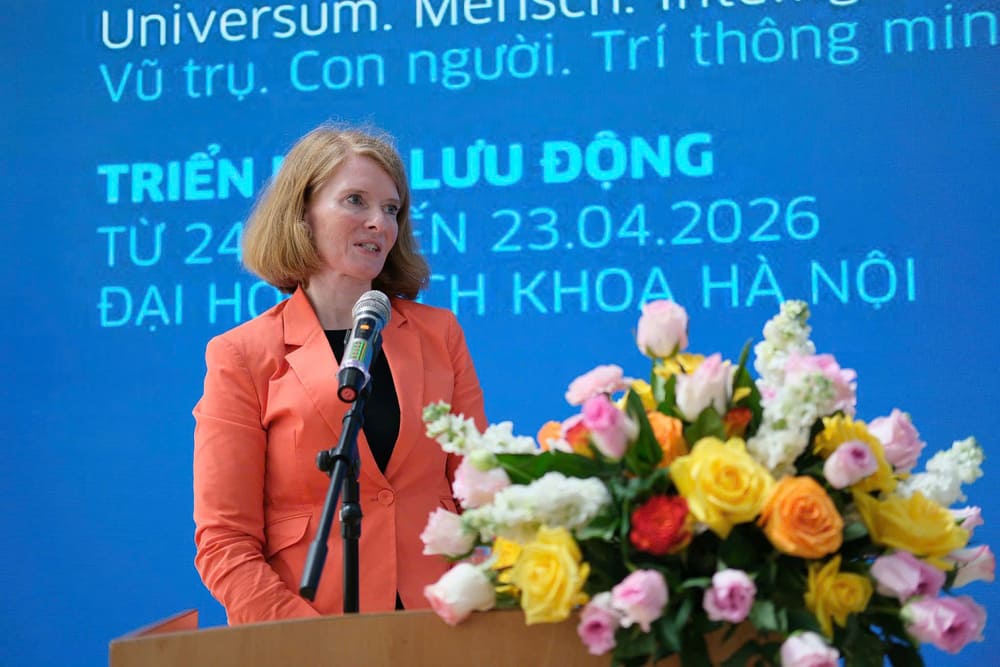 Bà Sabine Wilmes, Phó Giám đốc kiêm Trưởng phòng Ngôn ngữ- Viện Goethe Hà Nội