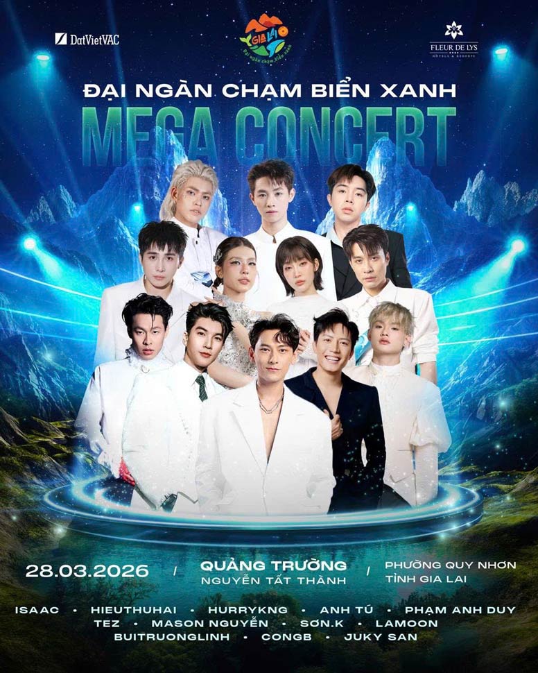 Đại nhạc hội quy tụ dàn nghệ sĩ trẻ triển vọng (Ảnh: Ban Tổ chức)